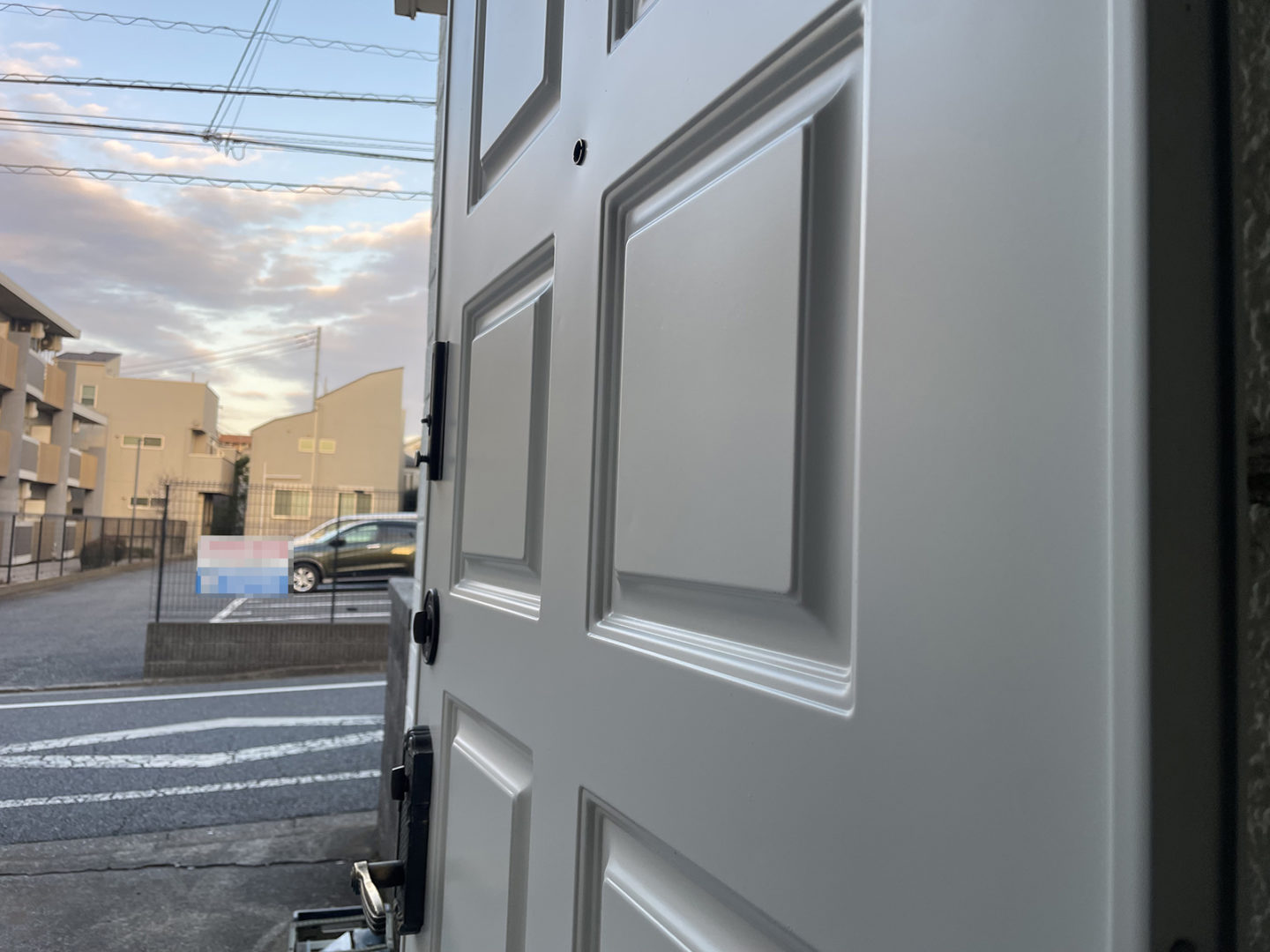 東京都練馬区_玄関扉塗装_施工後