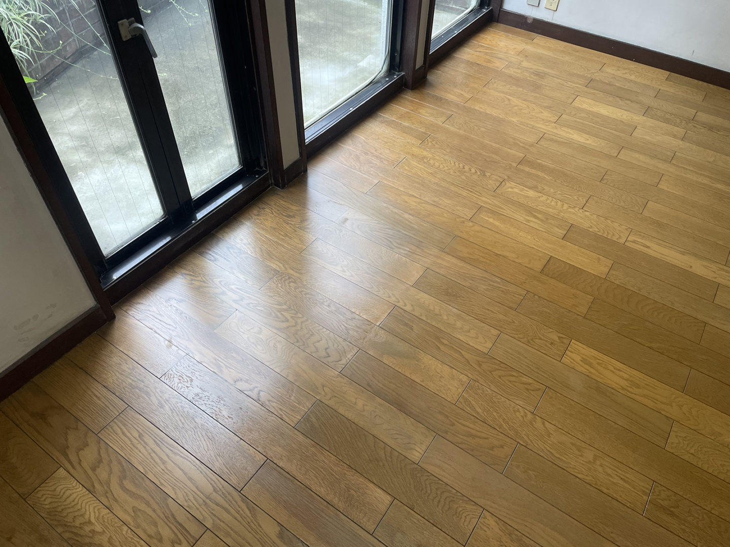 東京都新宿区_フローリング補修工事_施工後